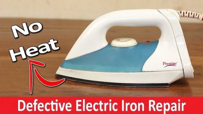 Defective electric iron with no heat for repair in Dubai. Common Electric Iron problems and Repairs in Dubai